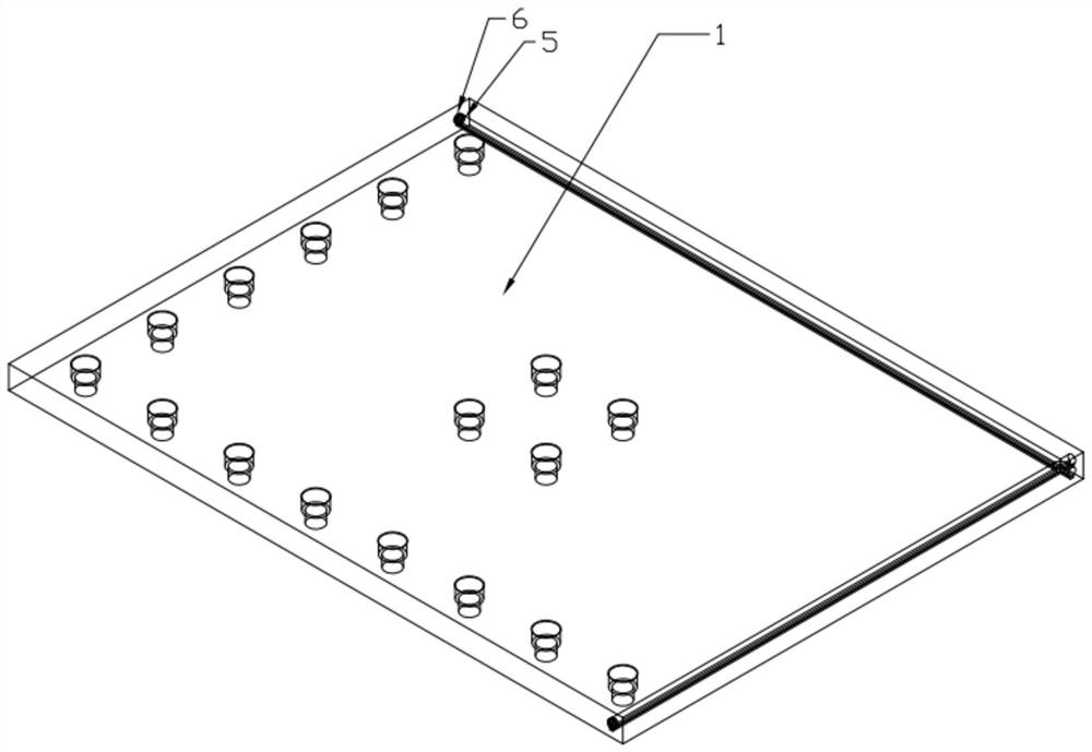 Hidden beam type bolted connection fully-prefabricated reinforced concrete slab structure