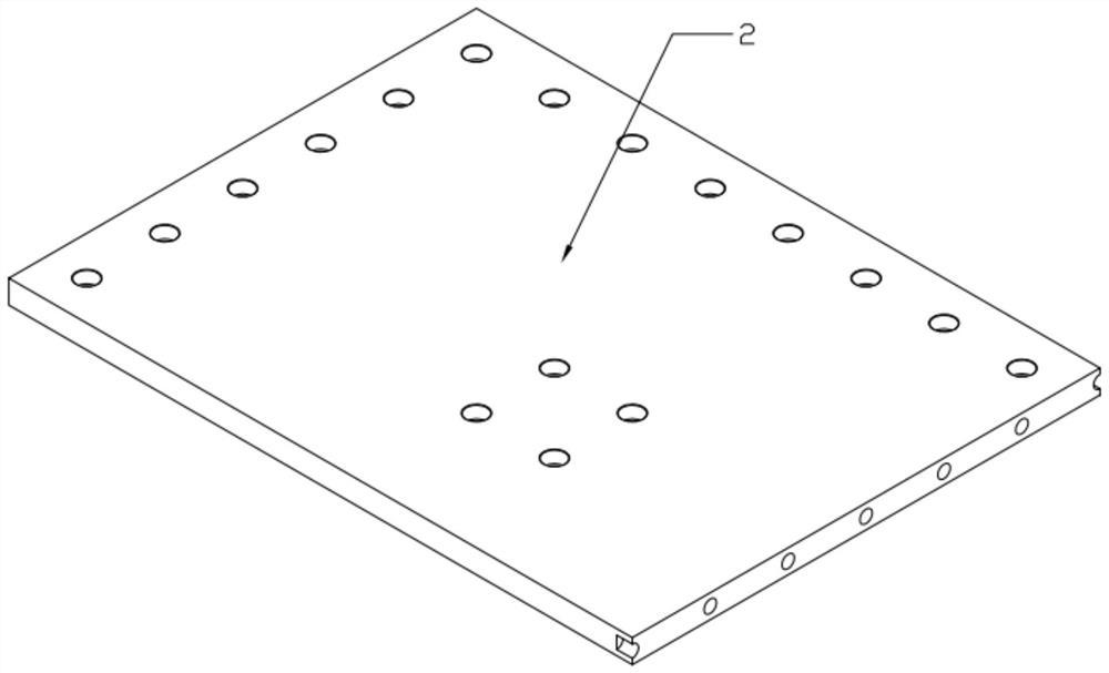 Hidden beam type bolted connection fully-prefabricated reinforced concrete slab structure