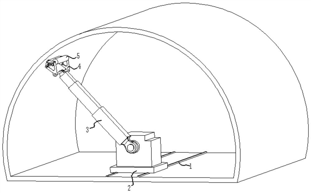 Telescopic cloth hanging trolley and cloth hanging control method