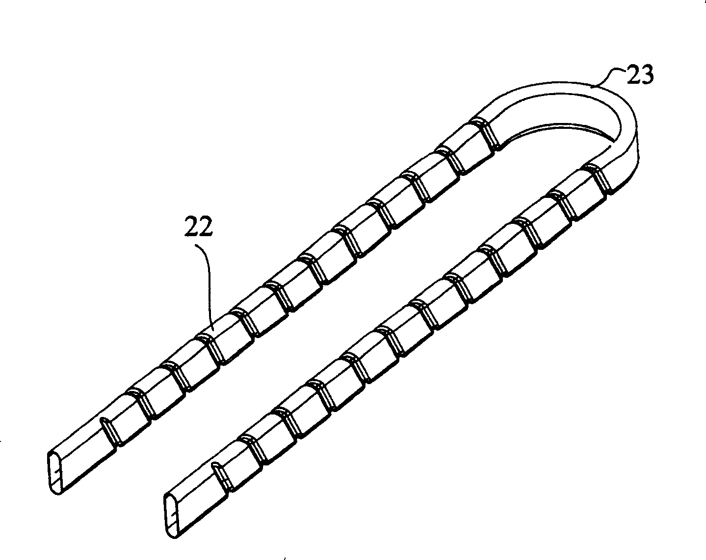 U-shape tube type heat exchanger