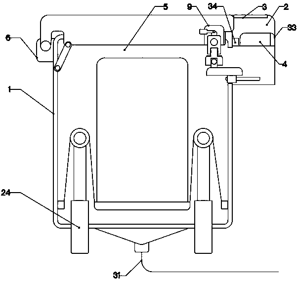 Antitheft type electric power cabinet convenient to hide