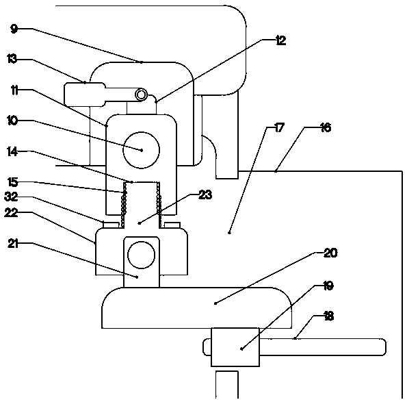 Antitheft type electric power cabinet convenient to hide