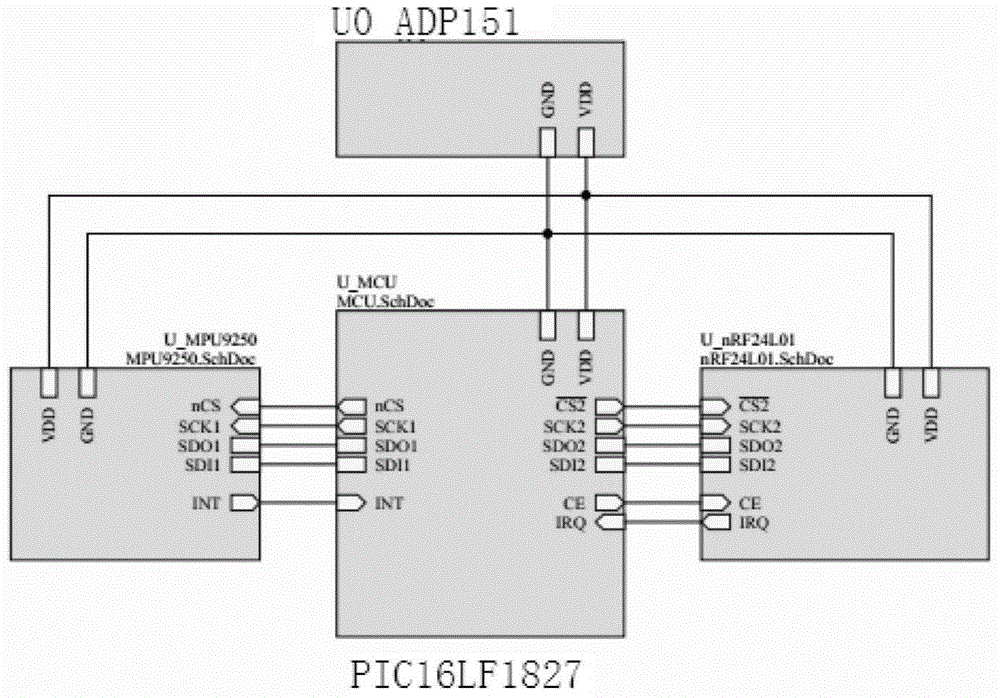 Recording device for upper limp tremor during sleeping