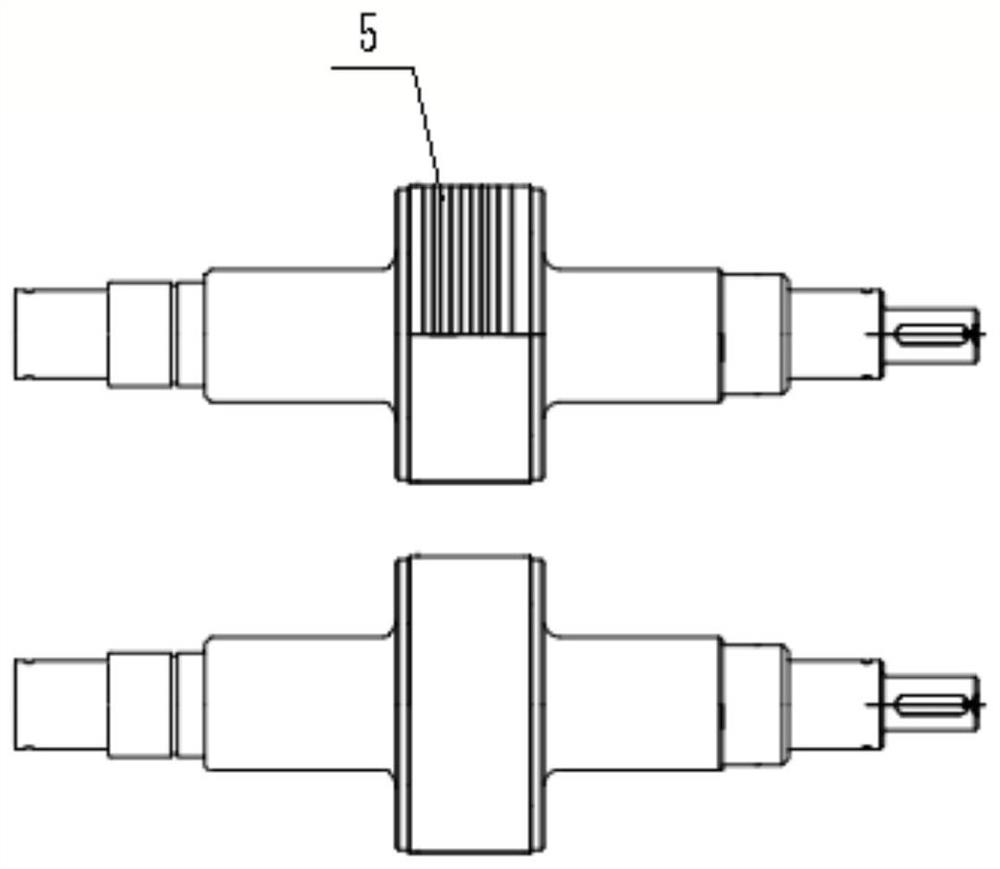 Segmented triangular welding strip machining device and method