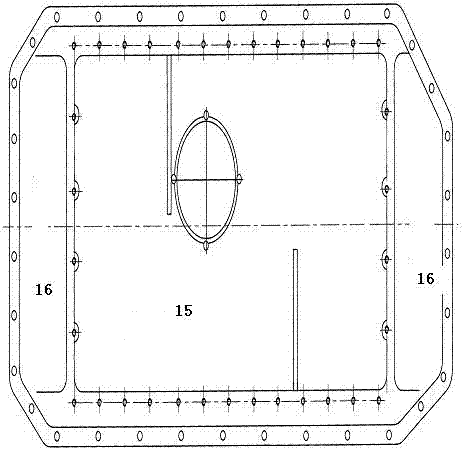 Dry type oil pan oil supply device applicable to large-inclination-angle diesel engine