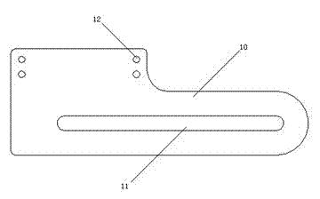 Simple bracket of card type camera for inspection