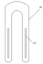 Simple bracket of card type camera for inspection