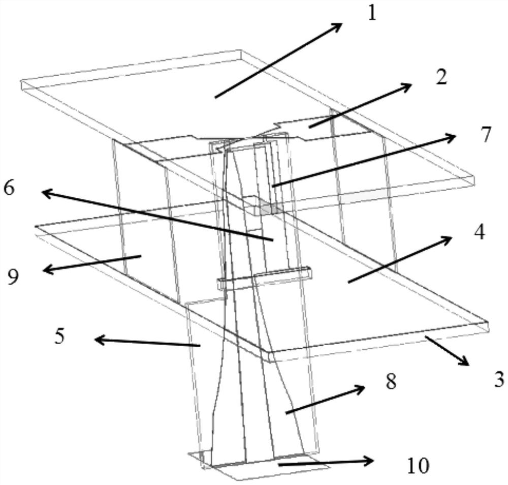 Ultra-wideband antenna with microstrip line