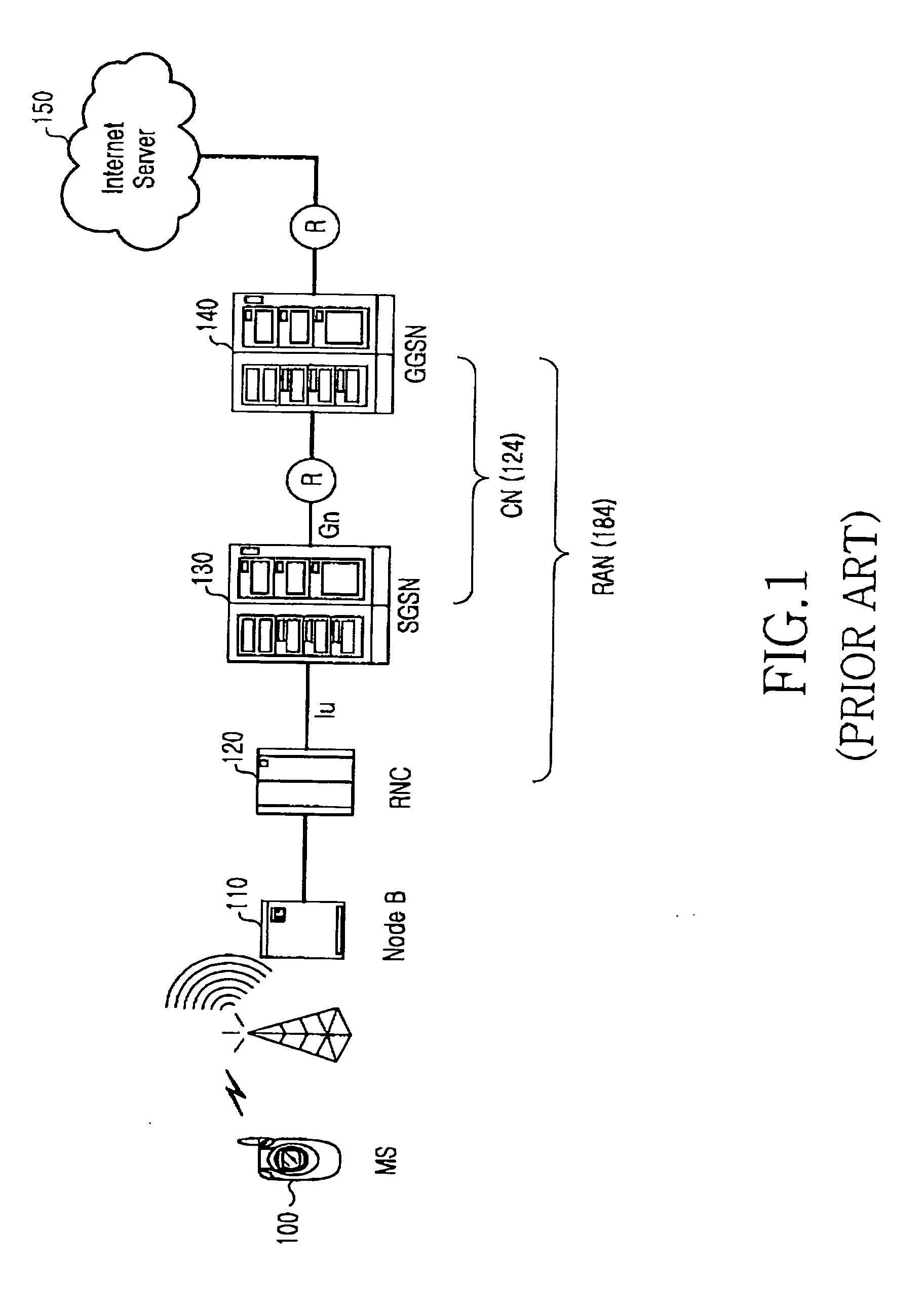 Apparatus and method for producing a tunnel in an integrated serving general packet radio service (GPRS) service node (SGSN) and gateway GPRS support node (GGSN) in a universal mobile telecommunication service (UMTS) network