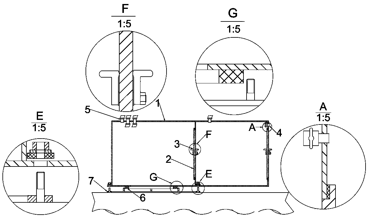 Ship rescue compartment