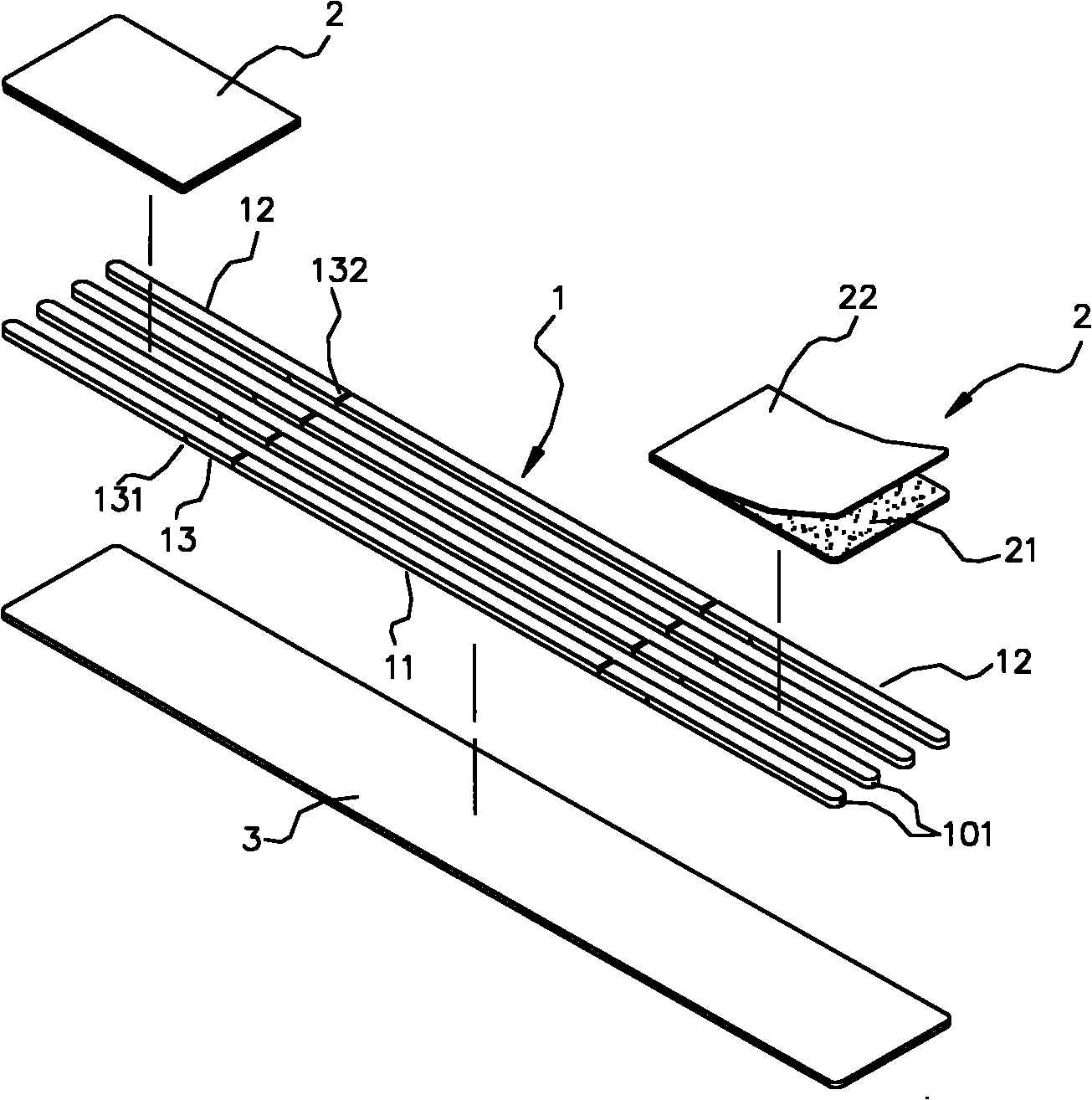 Sticking cloth for medical treatment