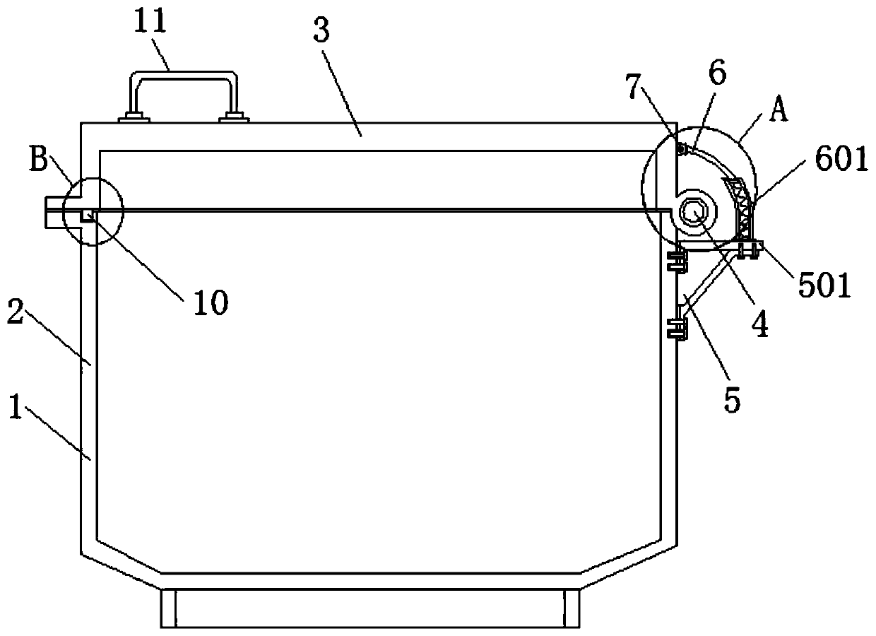 Dinner stove cover rotation buffering device