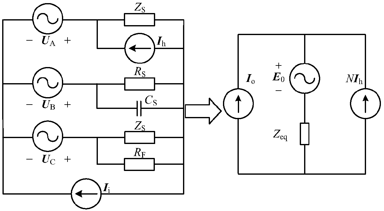 Voltage control method for active arc extinction device of power distribution network