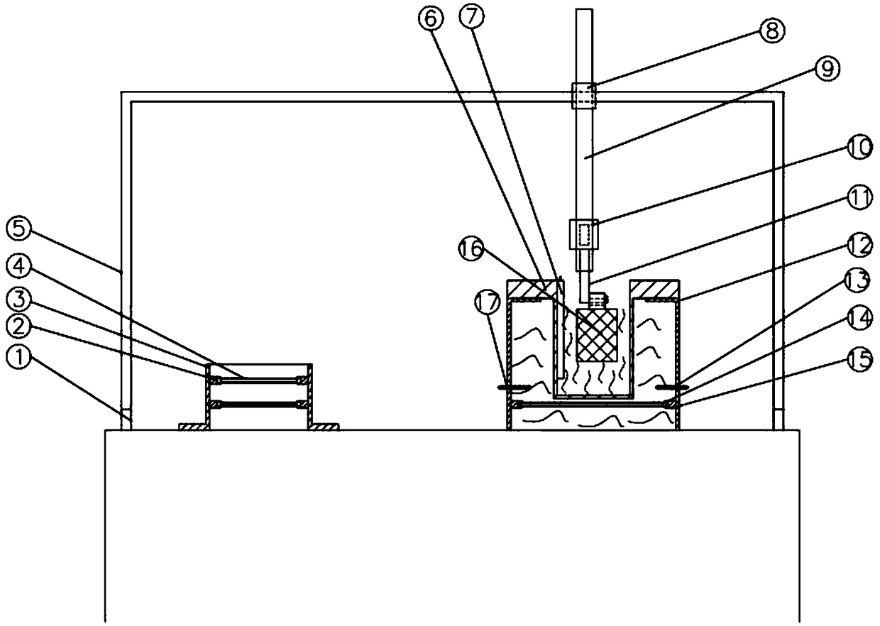 Testing apparatus for fully automatically controlling aggregate solidity and testing method