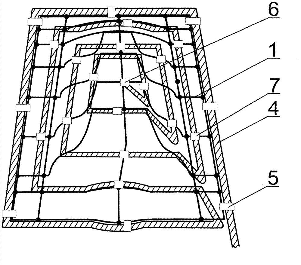 Low-pressure fast-drainage plaster mold and manufacturing method