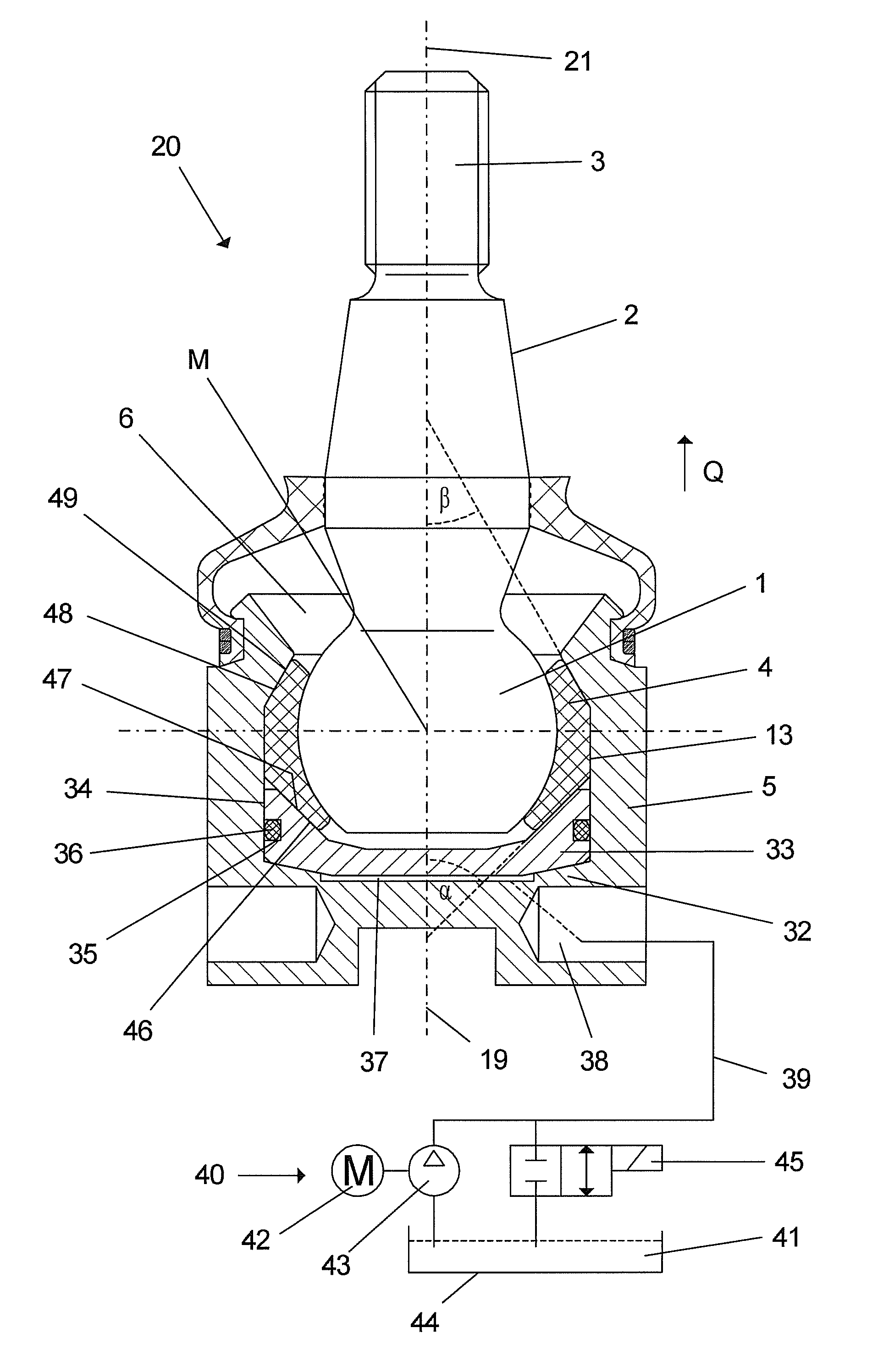 Joint for a motor vehicle