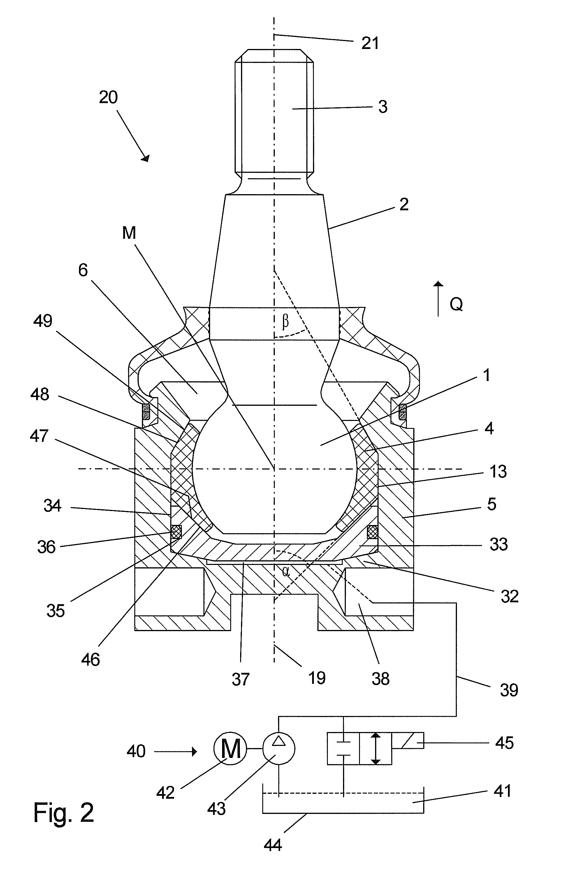 Joint for a motor vehicle