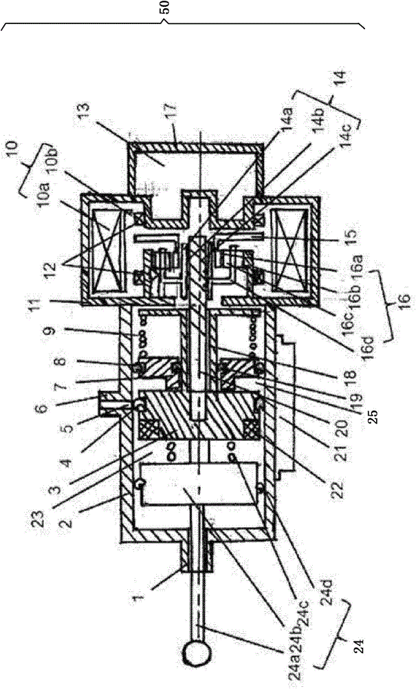 Hydraulic auxiliary actuator and vehicle comprising same