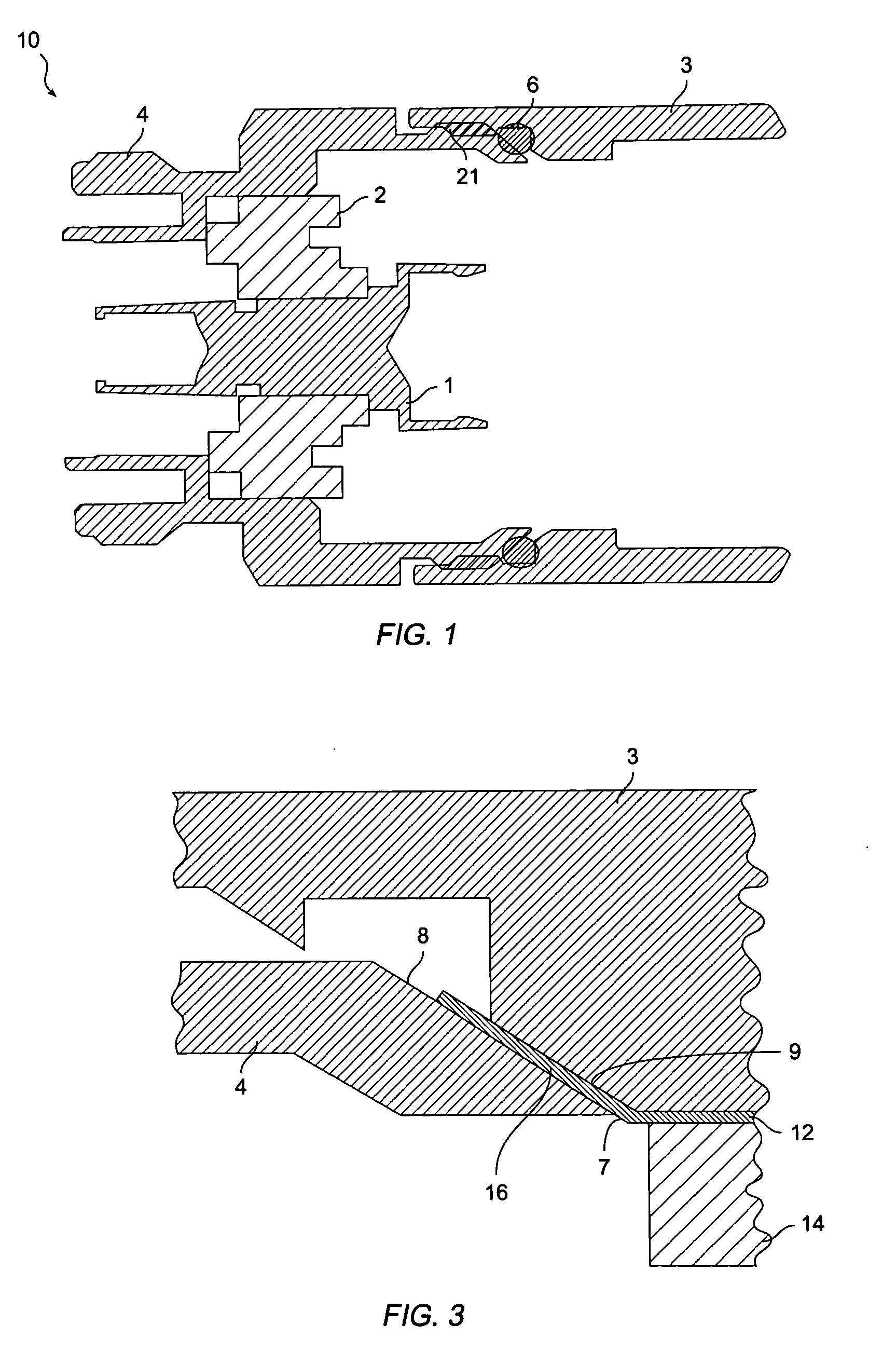 Coaxial connector with center conductor seizure