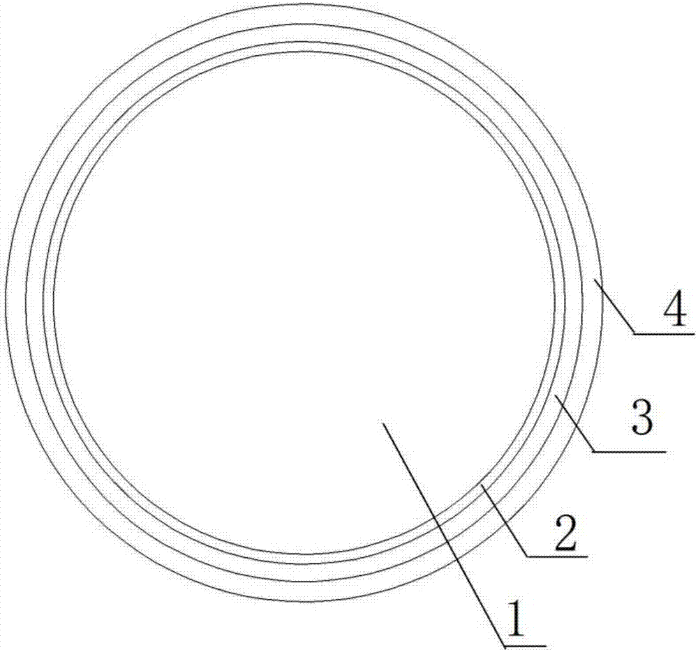 Above-water coating construction method for reducing negative friction force of pile body