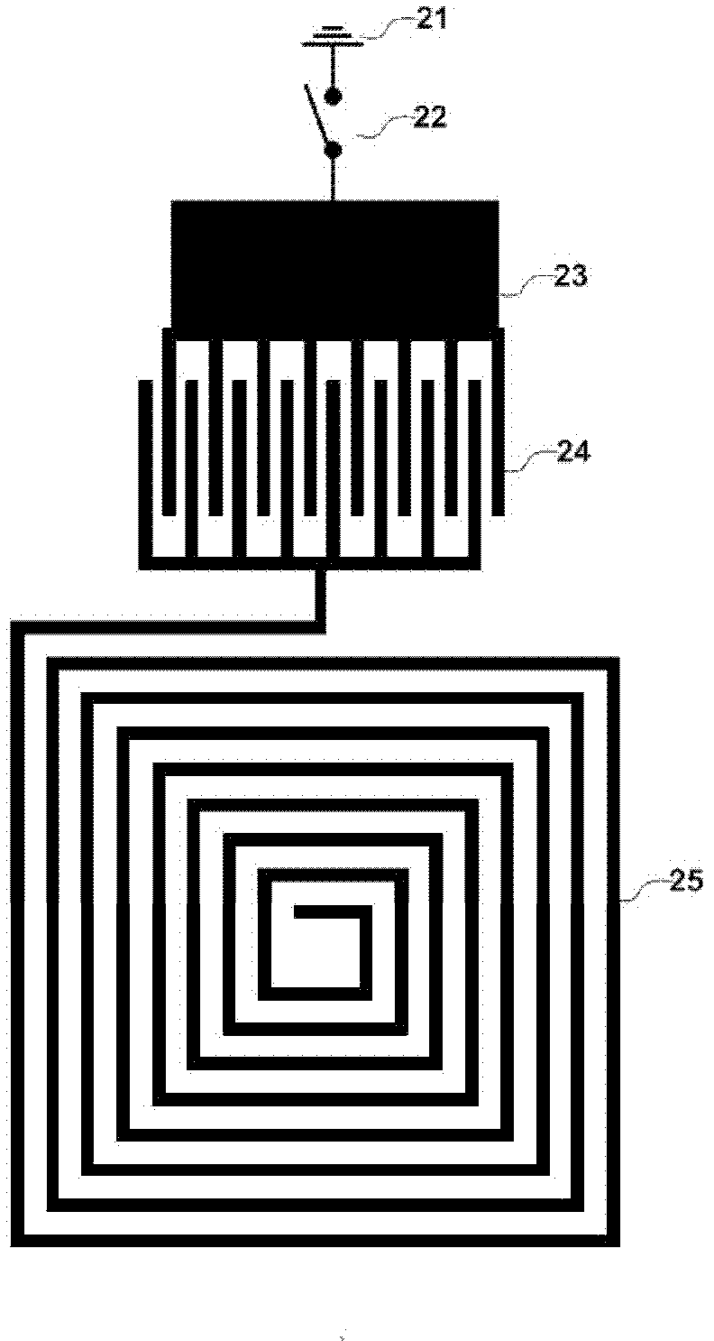 Variable frequency superconducting microstrip line resonator