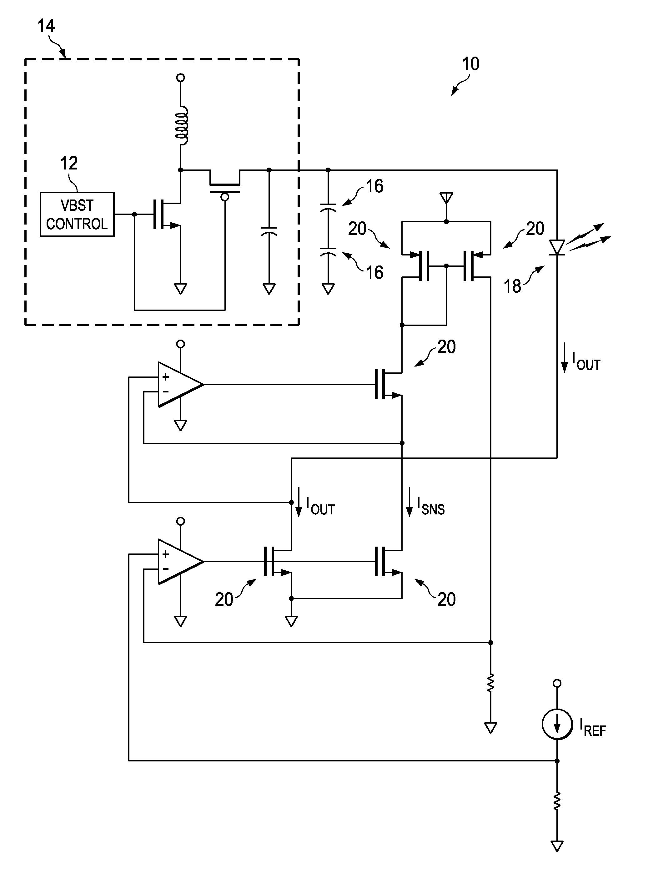 Flash LED controller