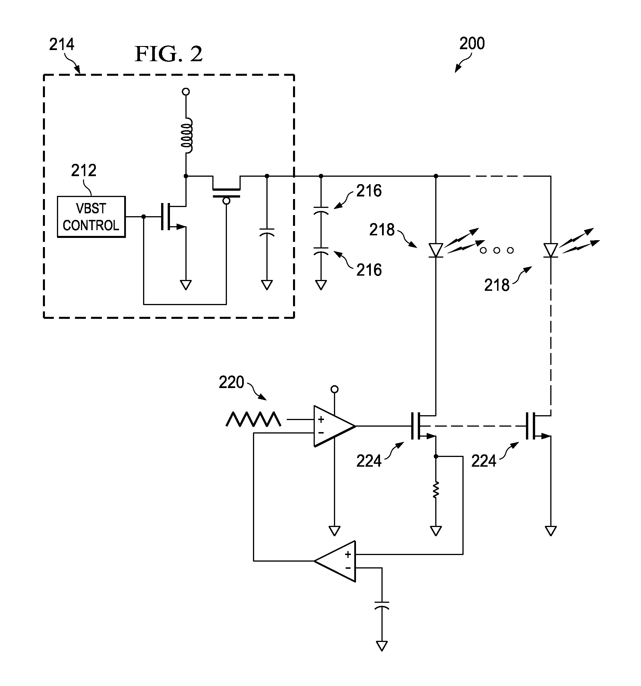 Flash LED controller