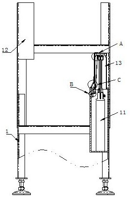 Electric ladder capable of realizing rapid climbing under dangerous condition of borehole operation