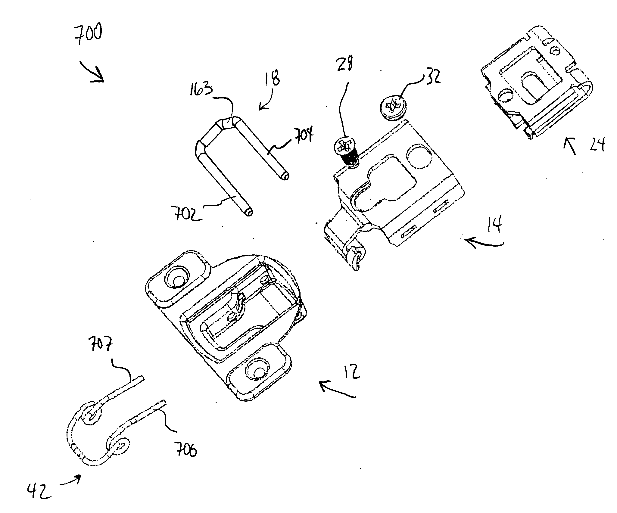 Compact adjustable hinge