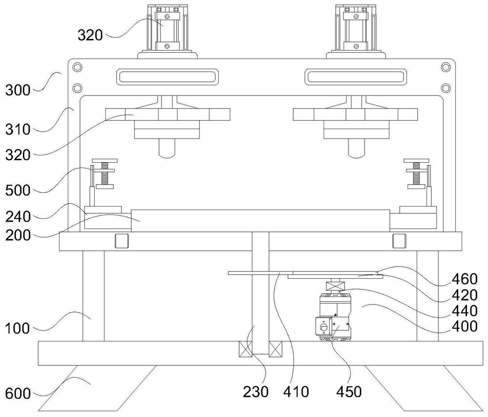 Equidistant drilling device for mechanical parts