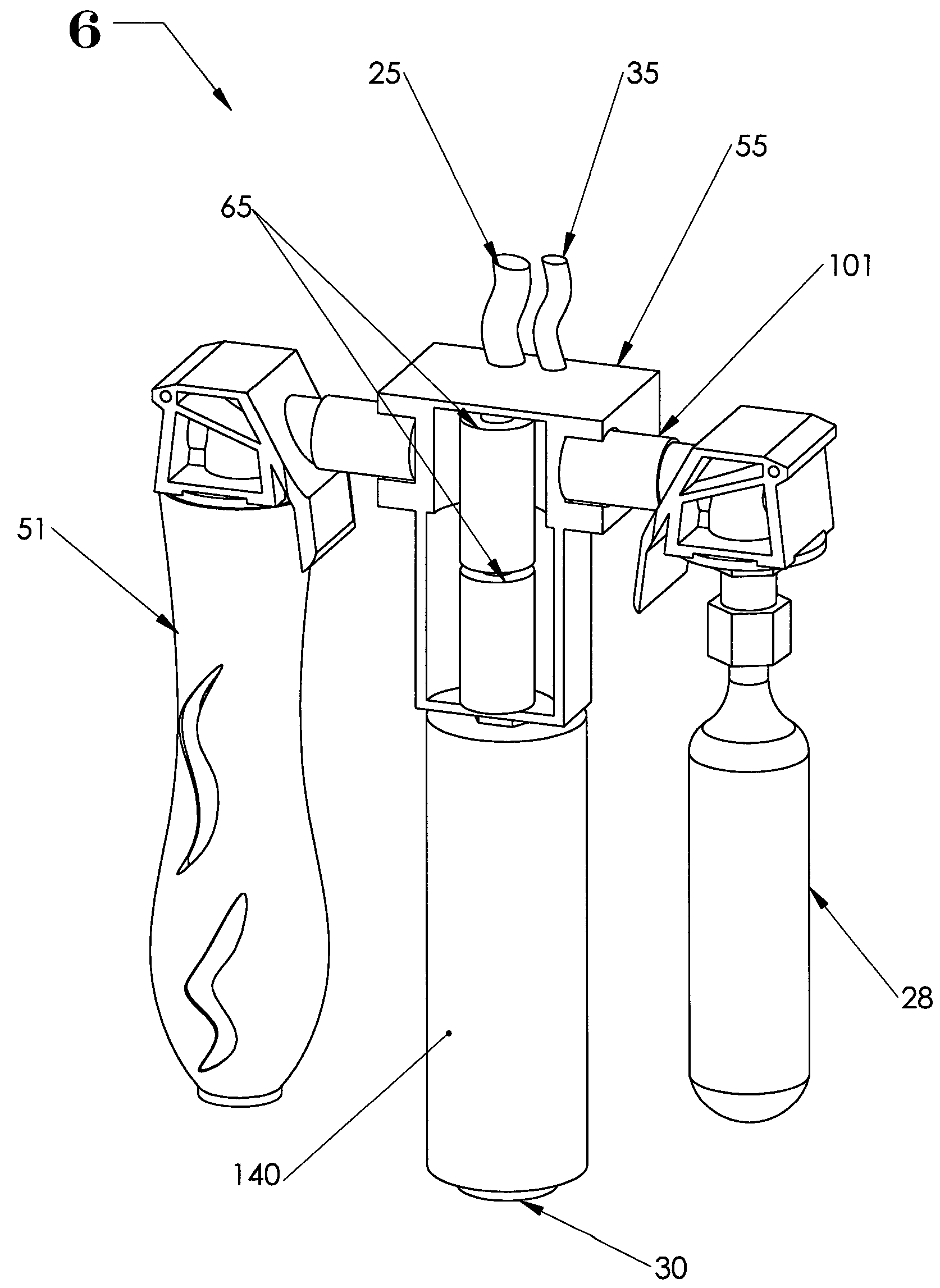 Portable evaporative snow apparatus