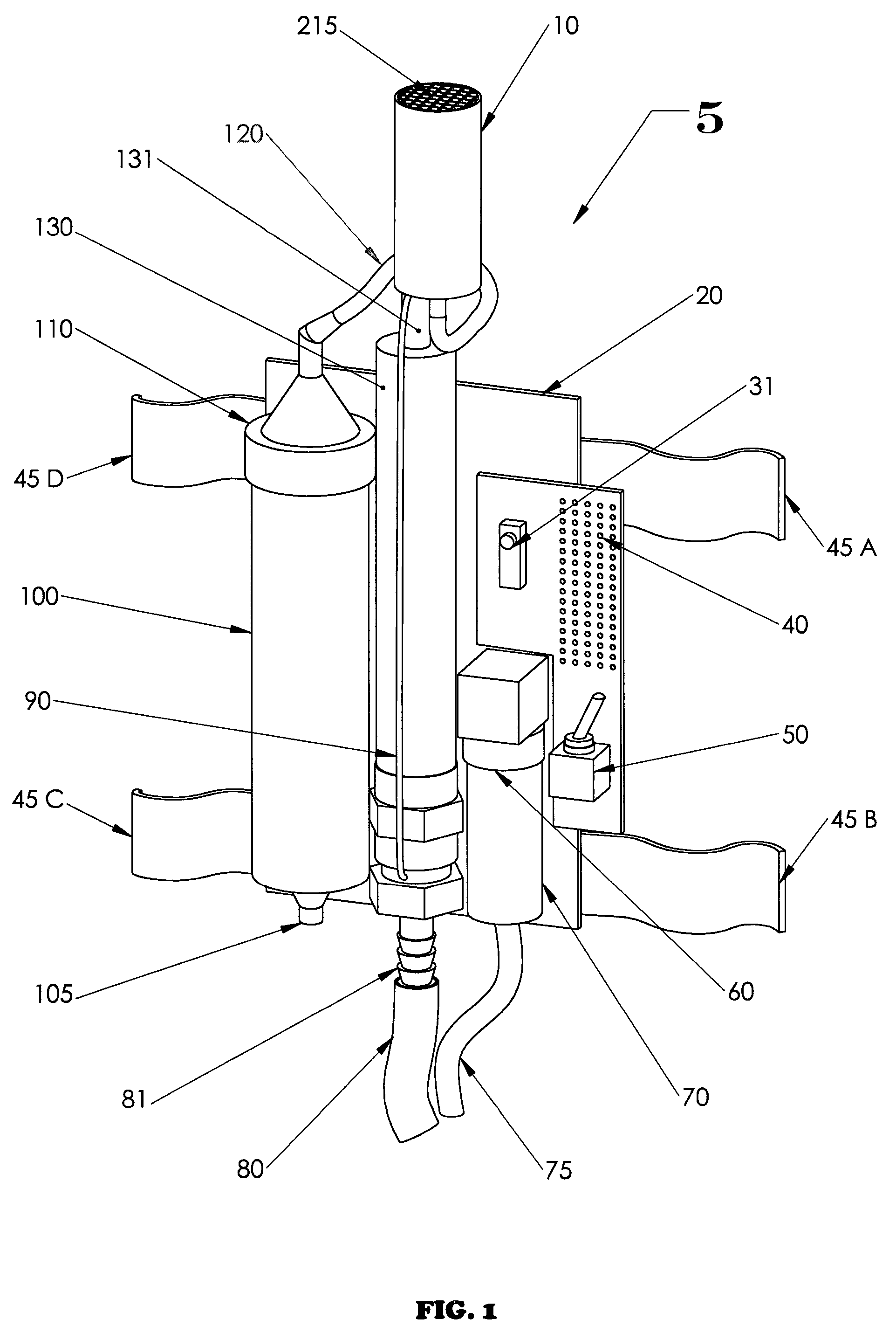 Portable evaporative snow apparatus