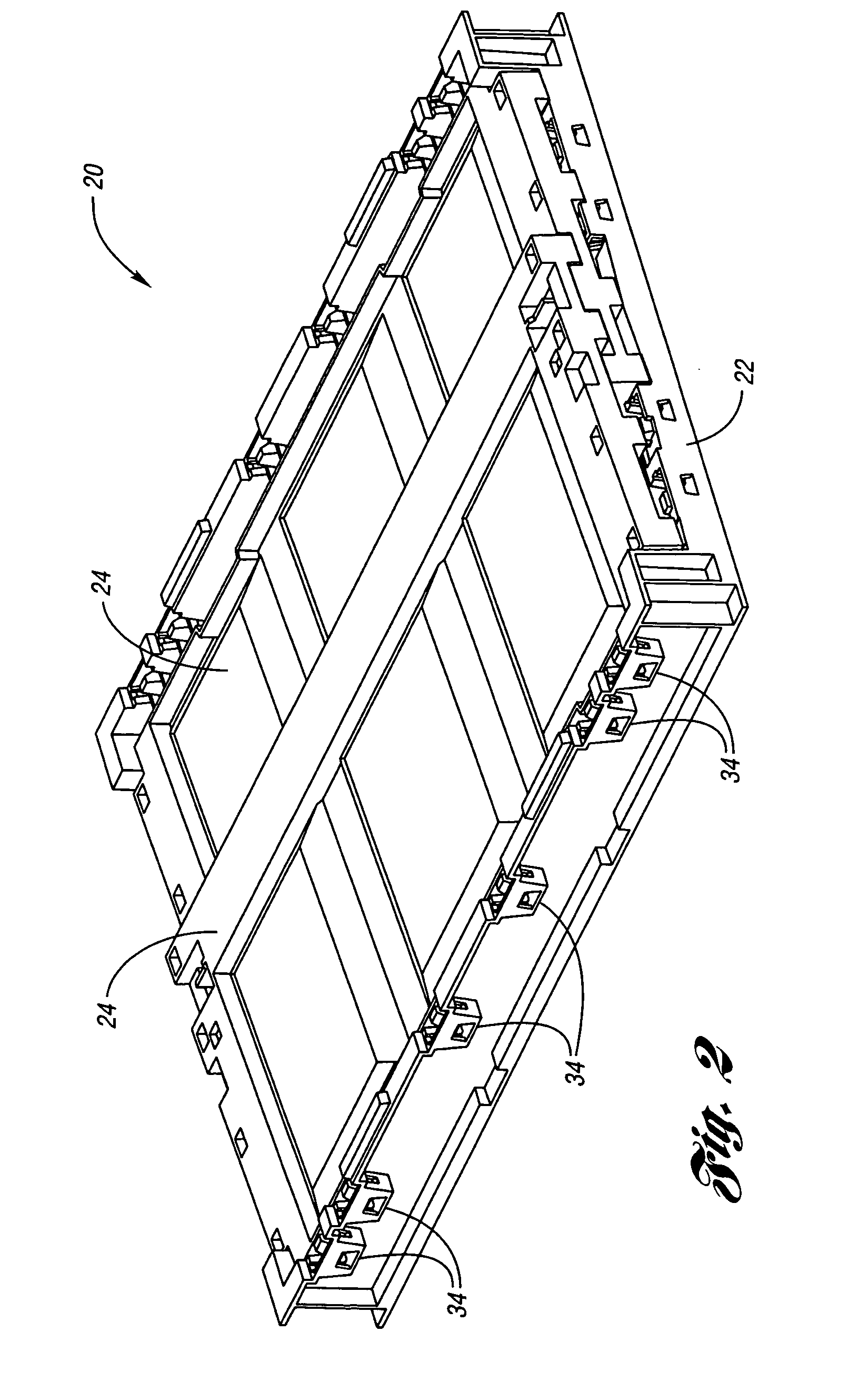 Collapsible container with side wall latching capability