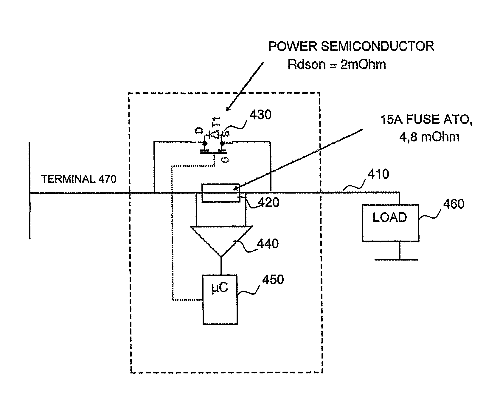 Apparatus and method for protecting an electric line