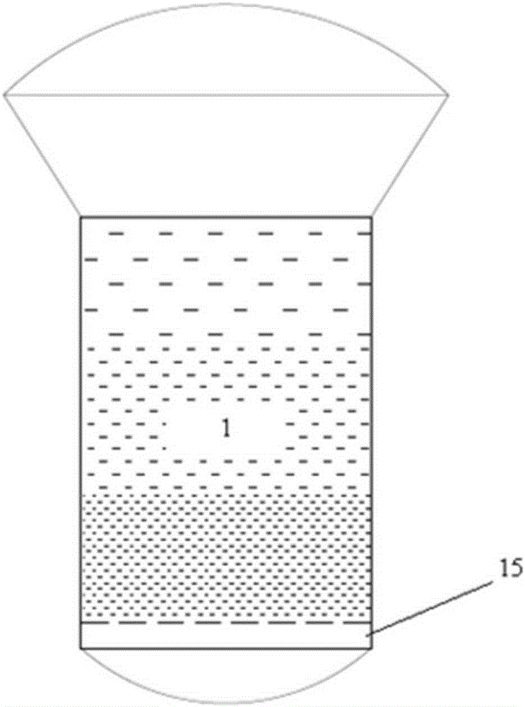 Single-gas-phase fluidized bed reactor discharging openings applicable to multiregion polyreaction