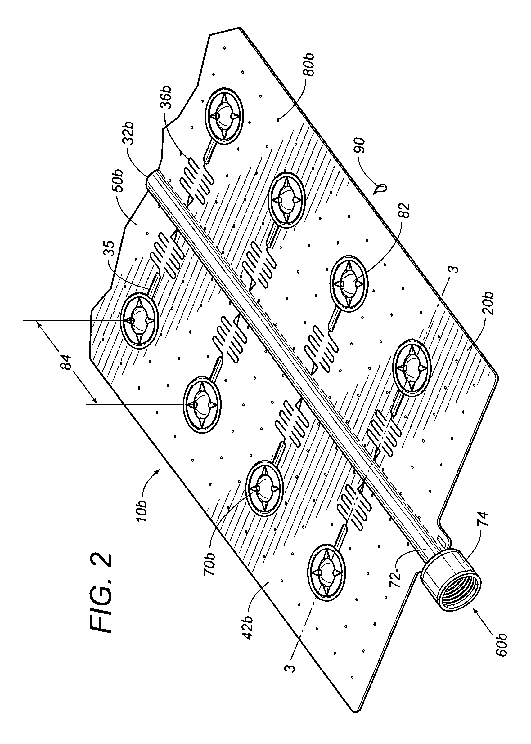 Unitized mat to facilitate growing plants