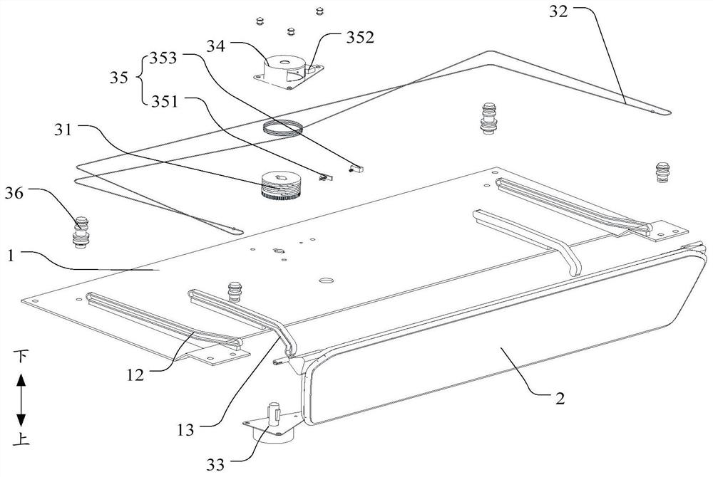 Display screen mounting structure and automobile