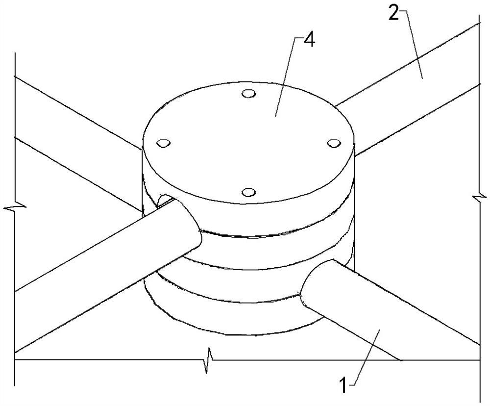 Construction method of cable-net structure with double inclined arch bearing hyperbolic parabola with limited construction space