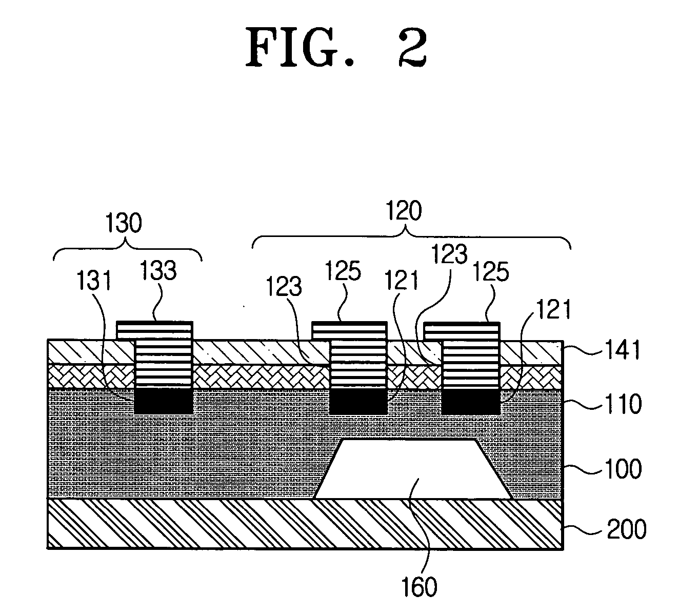 Monolithic multi-functional integrated sensor and method for fabricating the same