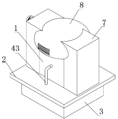 Fixed type water chiller capable of recycling waste heat