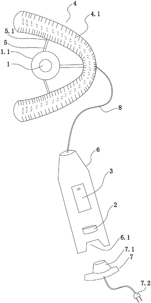 Full-tooth automatic toothbrush