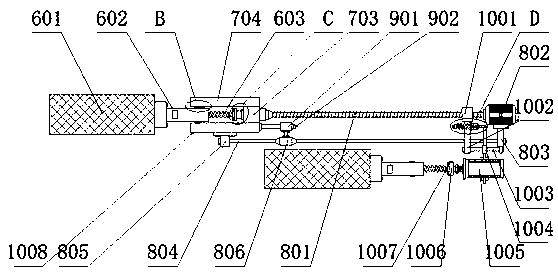 Composite water discharging system of waste mineral oil