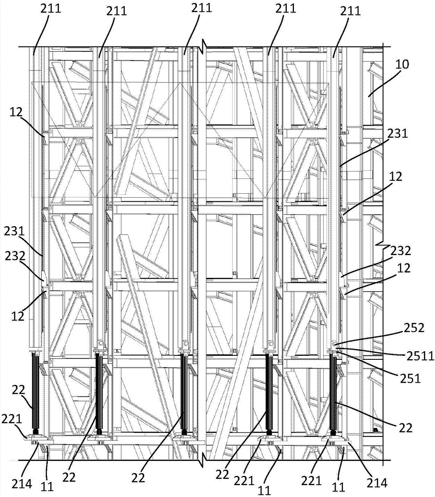 Automatic jacking system for steel structure mounting