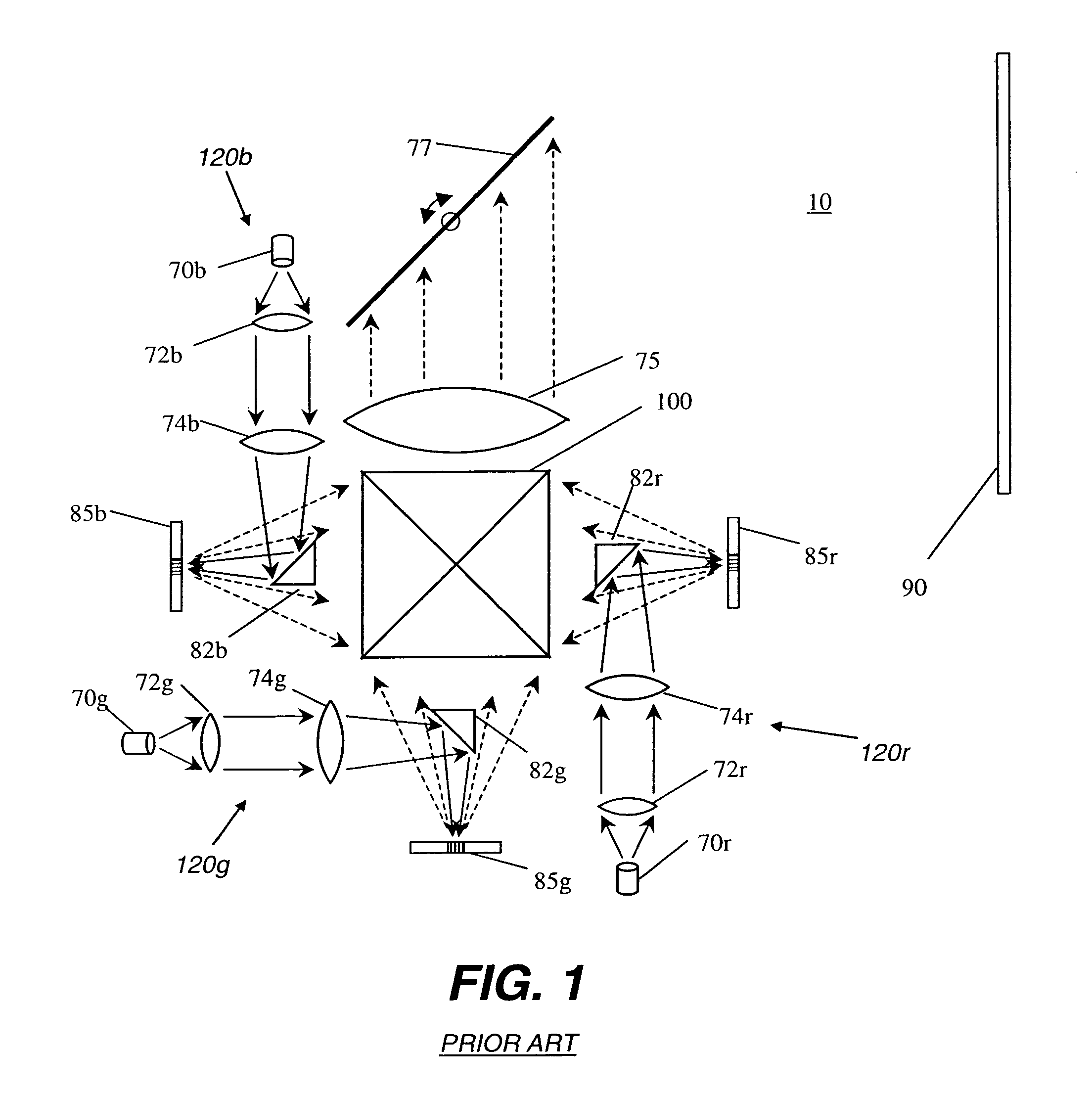 Speckle reduction for display system with electromechanical grating