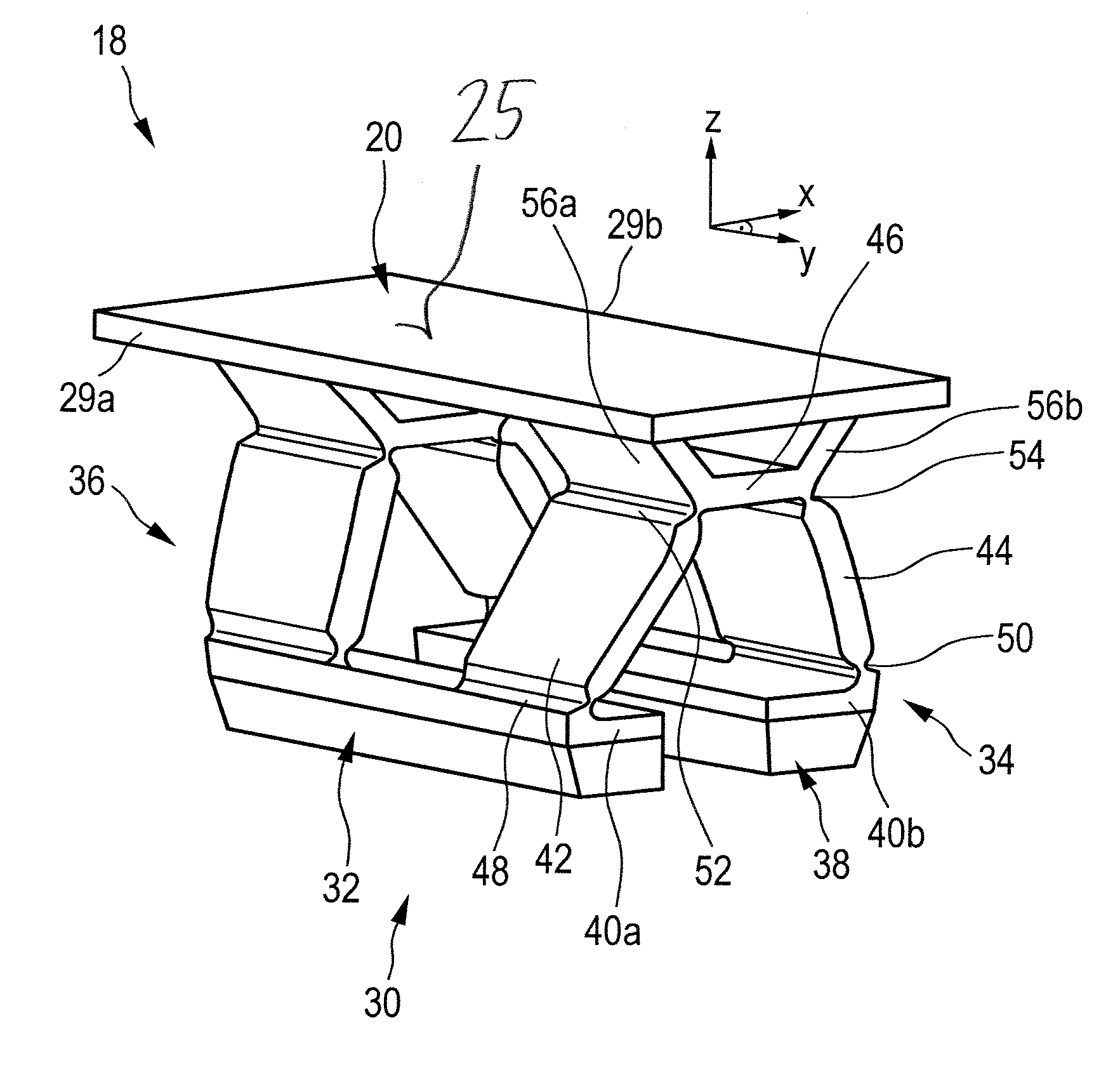 Mounting unit and hair cutting appliance