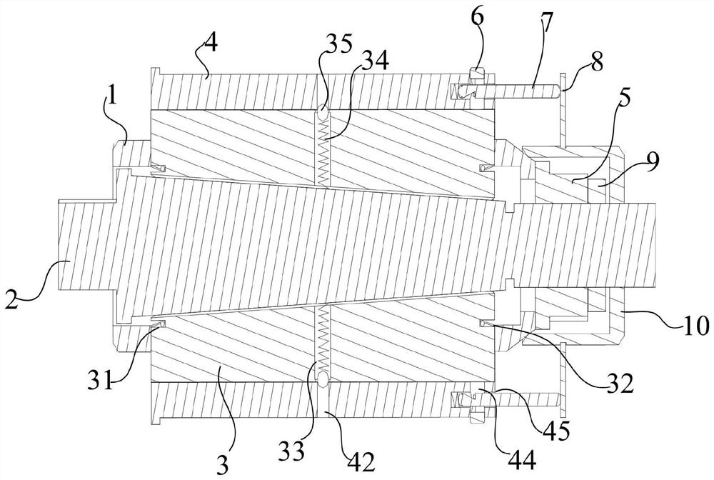 Multipurpose quick-change positioning device with limiting function