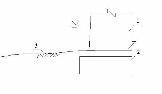 Method for reinforcement and protection of underwater foundation by pressing and pouring grout and matching with bagged dry mix