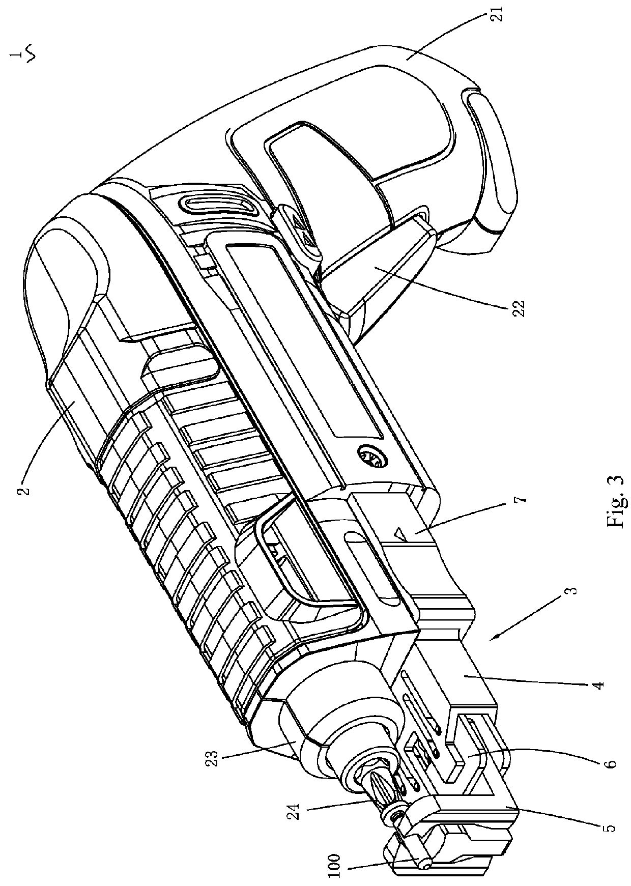 Screw holding device and screwdriver