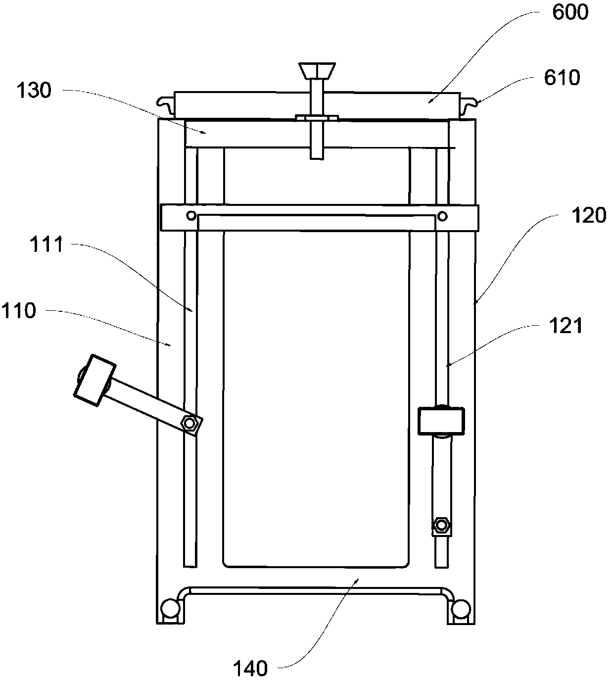 Universal docking trolley for testing automobile engines