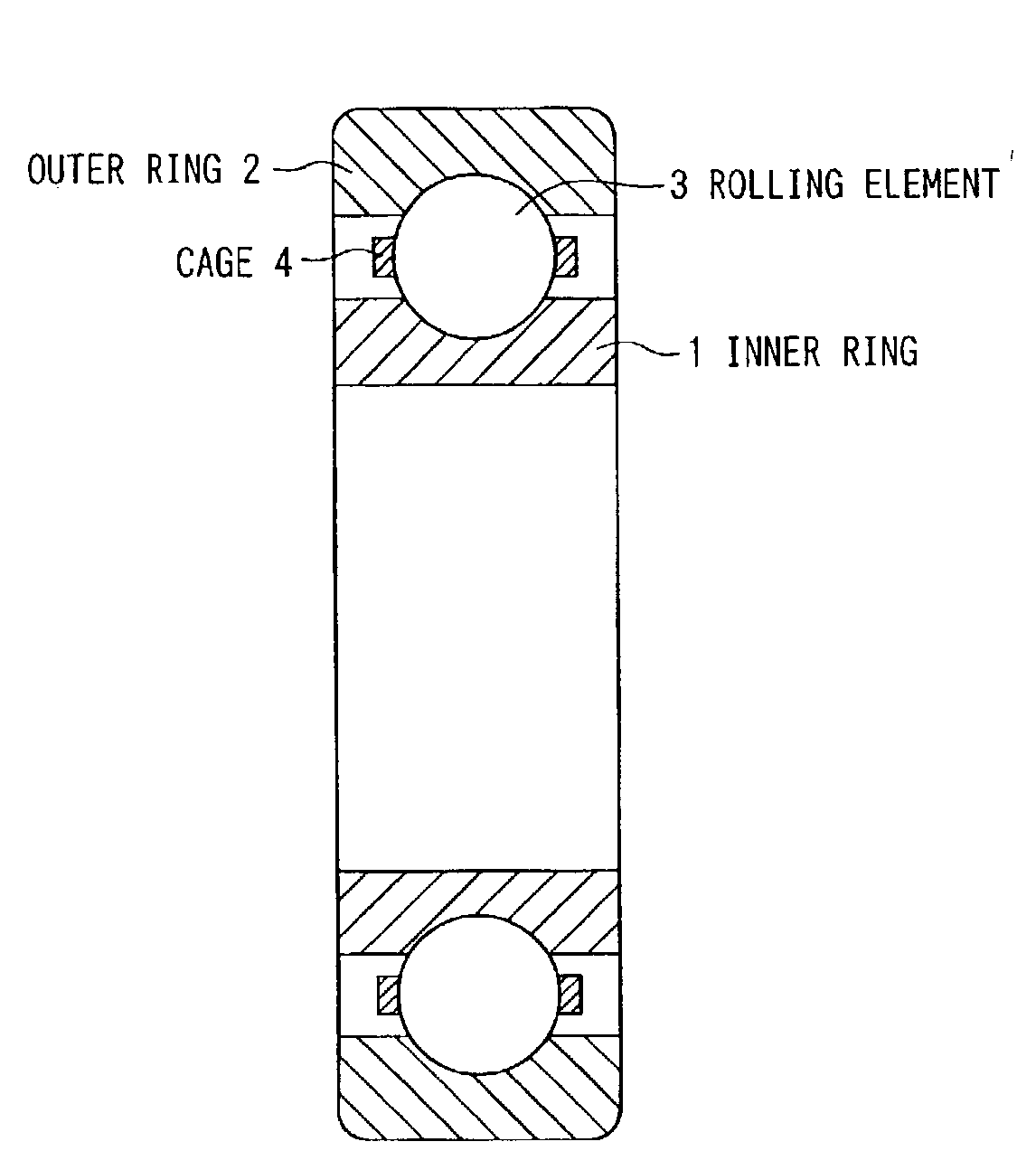 Rolling support device and method for manufacturing the same